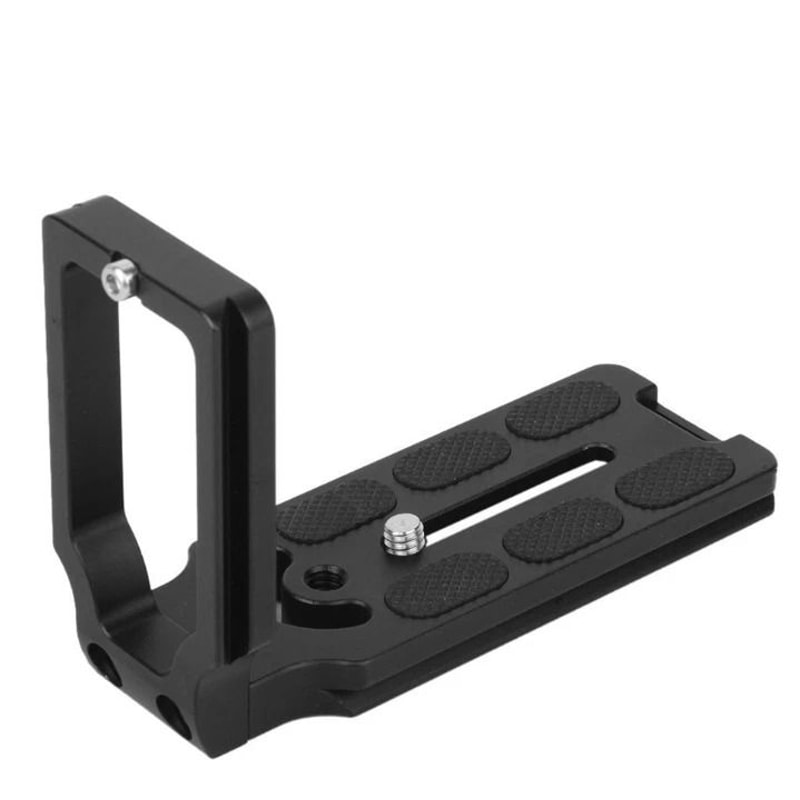 Universal Camera L Bracket Quick Release Plate Aluminum DSLR Tripod Mount 1