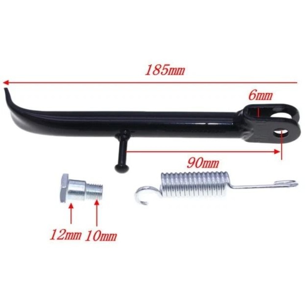 Mini Bike Foot Peg Support With Screw And Spring 3