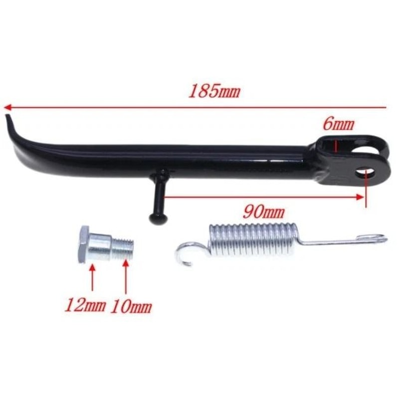 Mini Bike Foot Peg Support With Screw And Spring 3