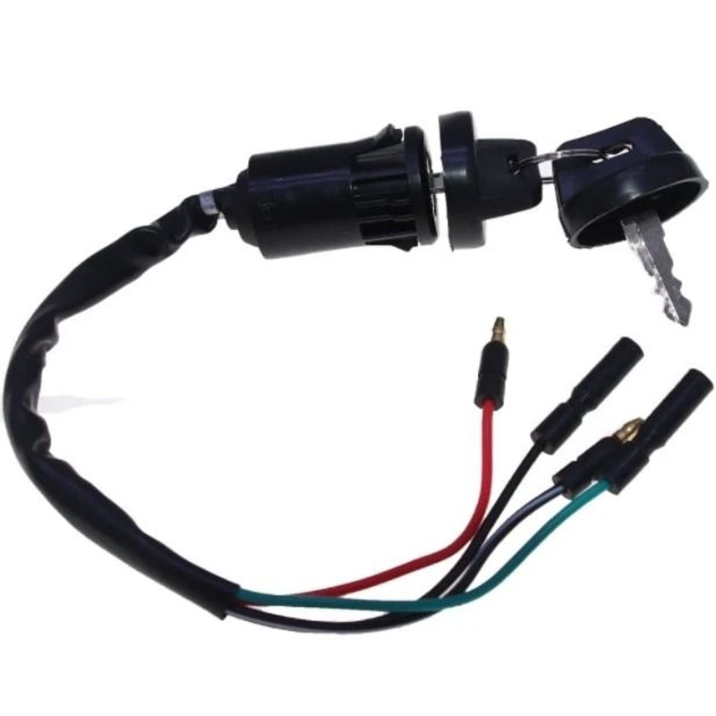 FourTrax Ignition Key Switch For ATV Replacement 4