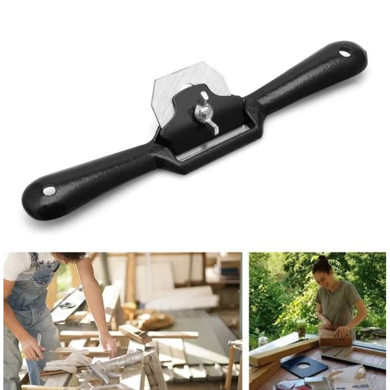 Flat Base Spokeshave Woodworking Hand Planer With Blade 2
