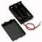 Battery Holder With Switch And Wire Leads ABS Battery Case 0