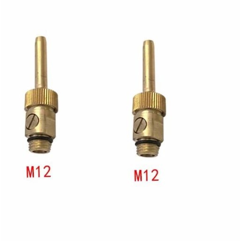 Adjustable Brass Fountain Nozzle Male Thread Straight Jet For Ponds Water Features 0