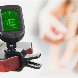 clip-on chromatic guitar tuner for acoustic electric bass ukulele violin