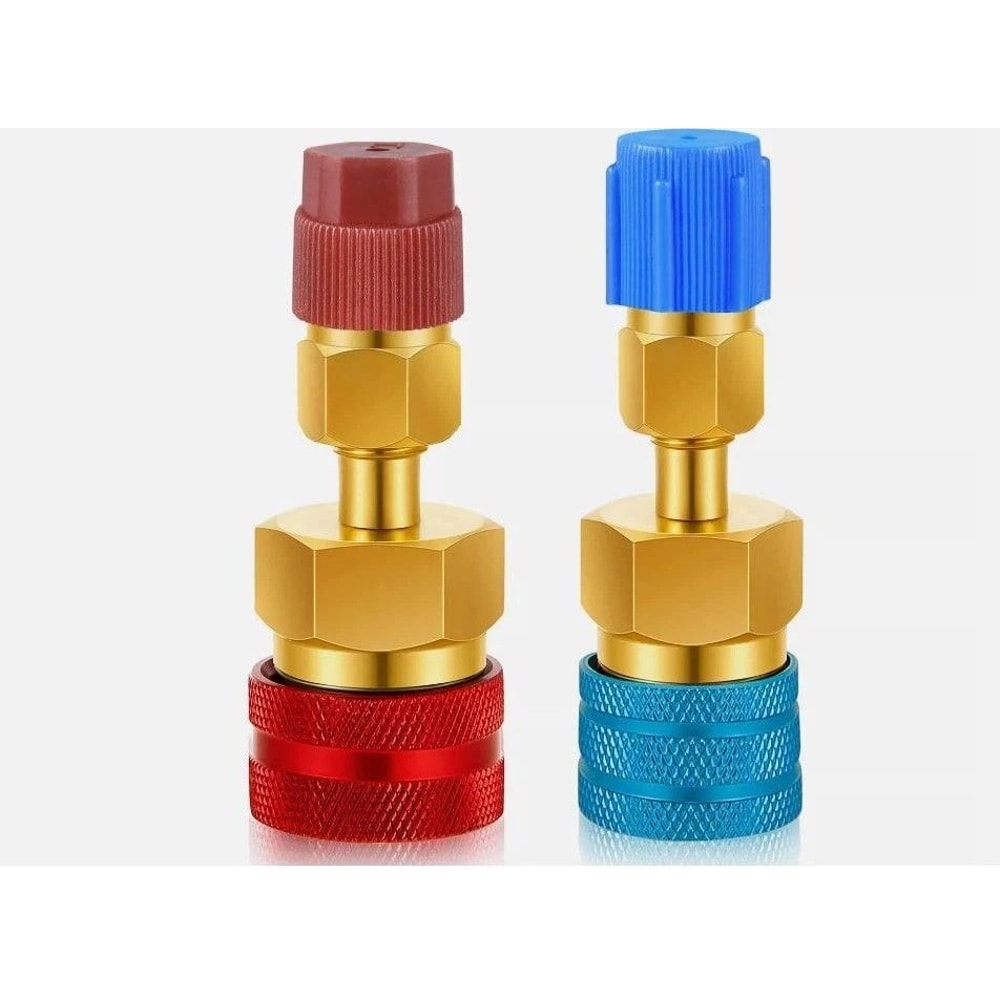 Adapter Kit Brass Quick Couplers High Low Side Car AC Conversion 0