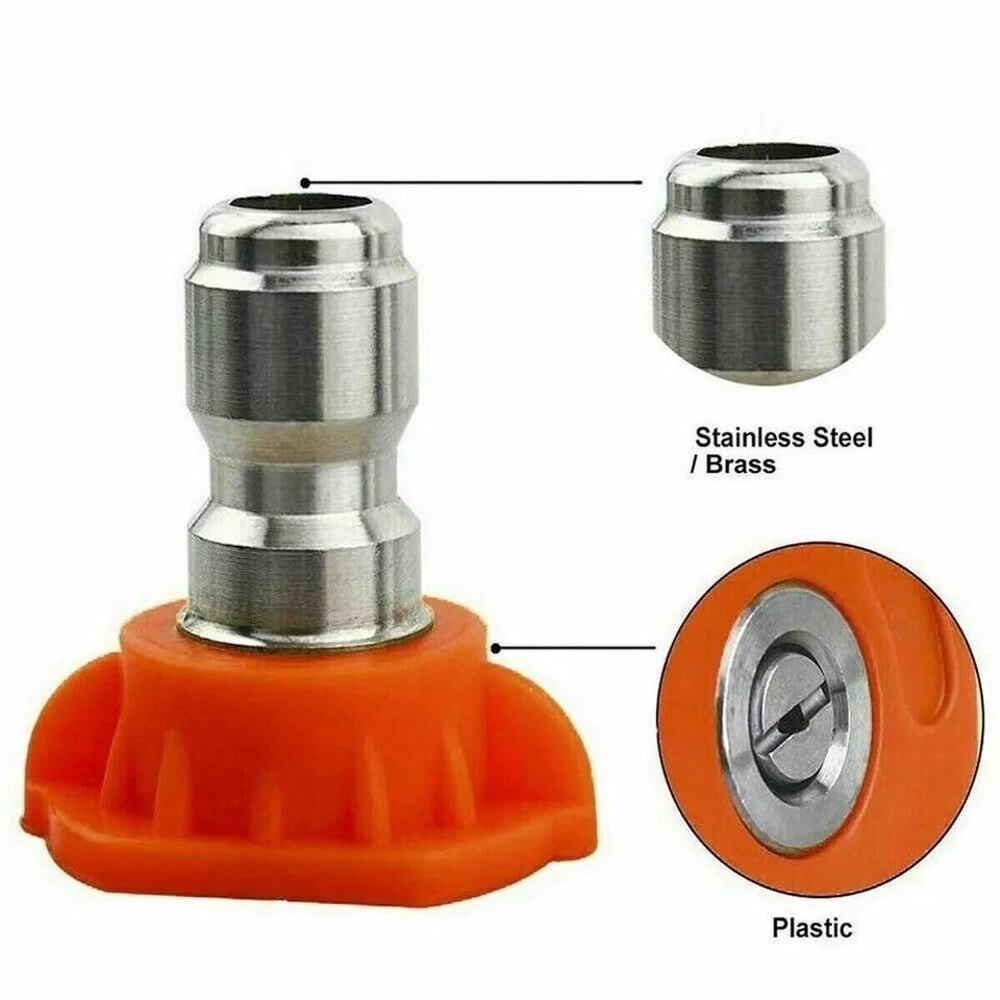 Pressure Washer Nozzle Tips Quick Connect PSI Power Washer Spray Nozzle Set 6