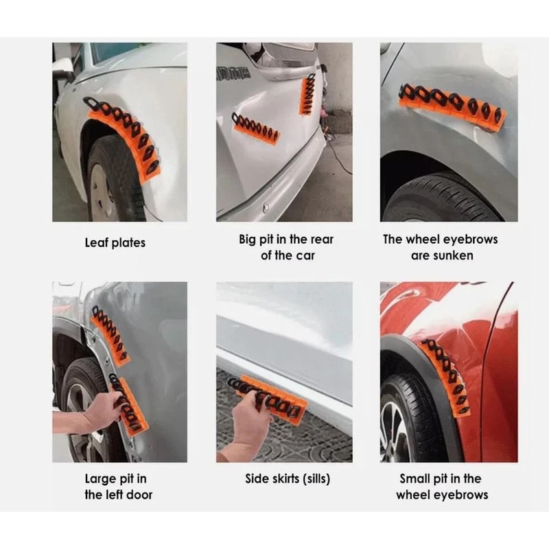 Paintless Dent Repair Dent Puller Tabs For Hail And Car Body Glue Pulling 2