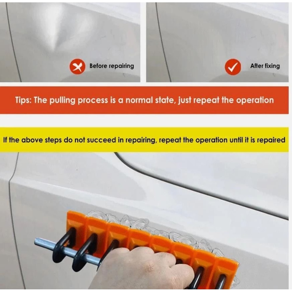 Paintless Dent Repair Dent Puller Tabs For Hail And Car Body Glue Pulling 3