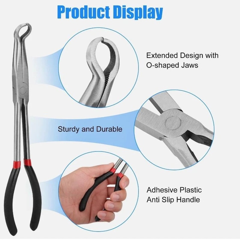 Spark Plug Boot Puller Tool Long Handle Carbon Steel Spark Plug Removal Tool 1