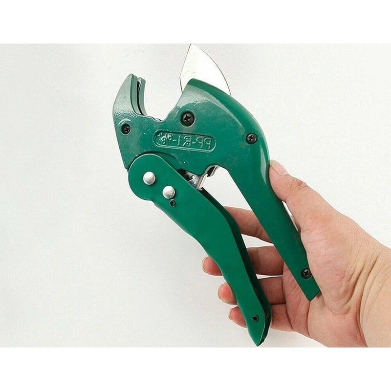Heavy Duty PVC Pipe Cutter Ratchet Pipe Cutter For PVC PEX PPR Plastic Tubing 0