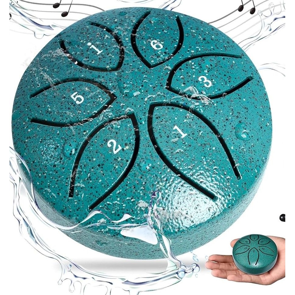 Mini Steel Tongue Drum Note Rain Drum For Outside Garden Meditation 0