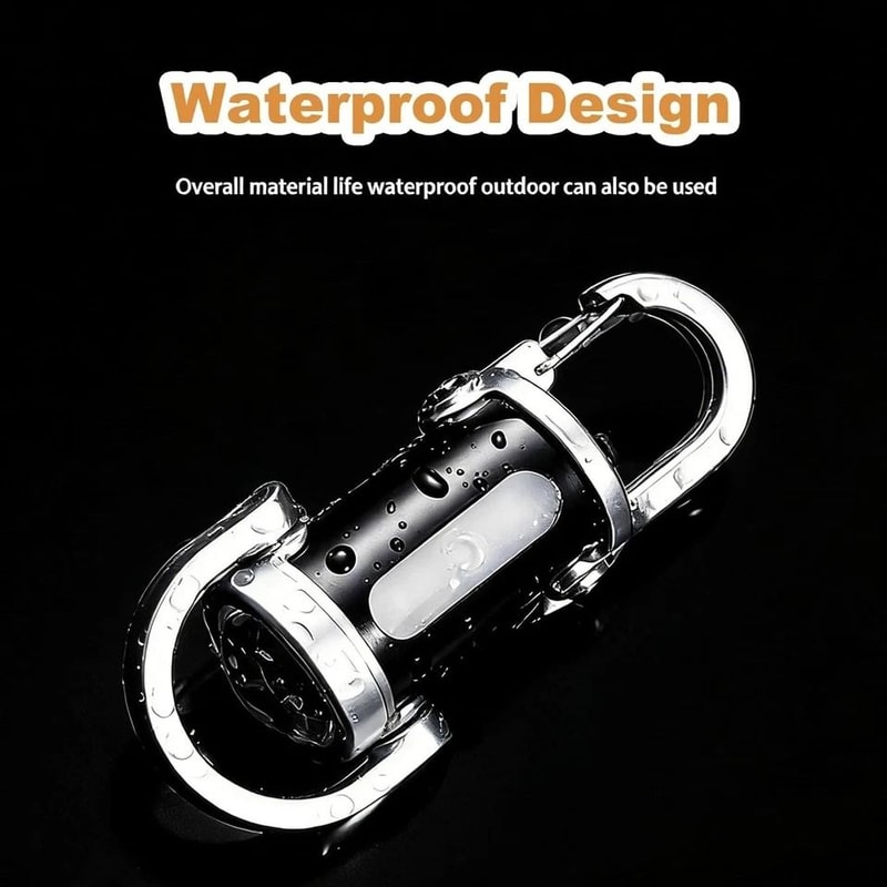 Rechargeable Keychain Flashlight Mini LED Pocket EDC Light 4