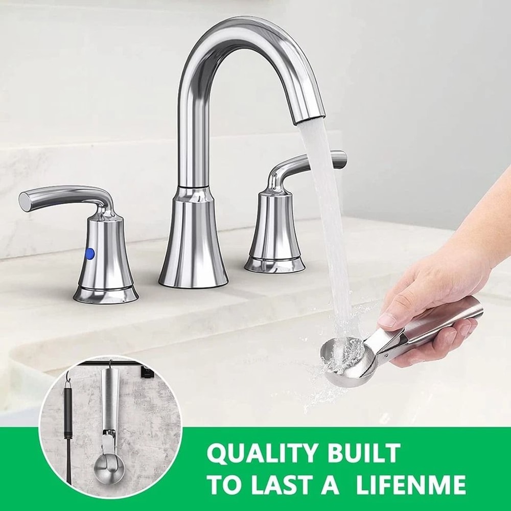 Stainless Steel Ice Cream Scoop With Trigger Release For Cookies Melon And Frozen Desserts 5