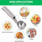 Stainless Steel Ice Cream Scoop With Trigger Release For Cookies Melon And Frozen Desserts 6
