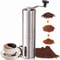 Portable Manual Coffee Grinder Stainless Steel Hand Coffee Mill With Ceramic Burr 0