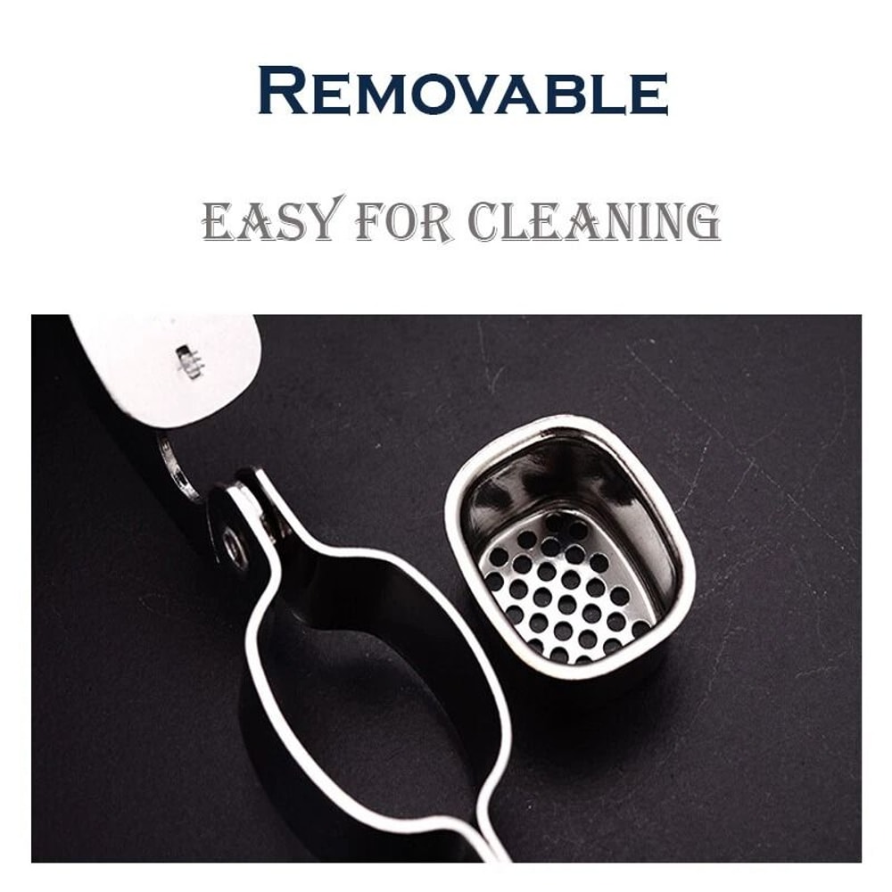 Professional Stainless Steel Garlic Press And Garlic Mincer Tool 5