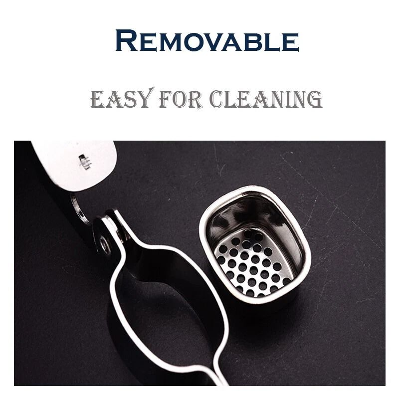 Professional Stainless Steel Garlic Press And Garlic Mincer Tool 5