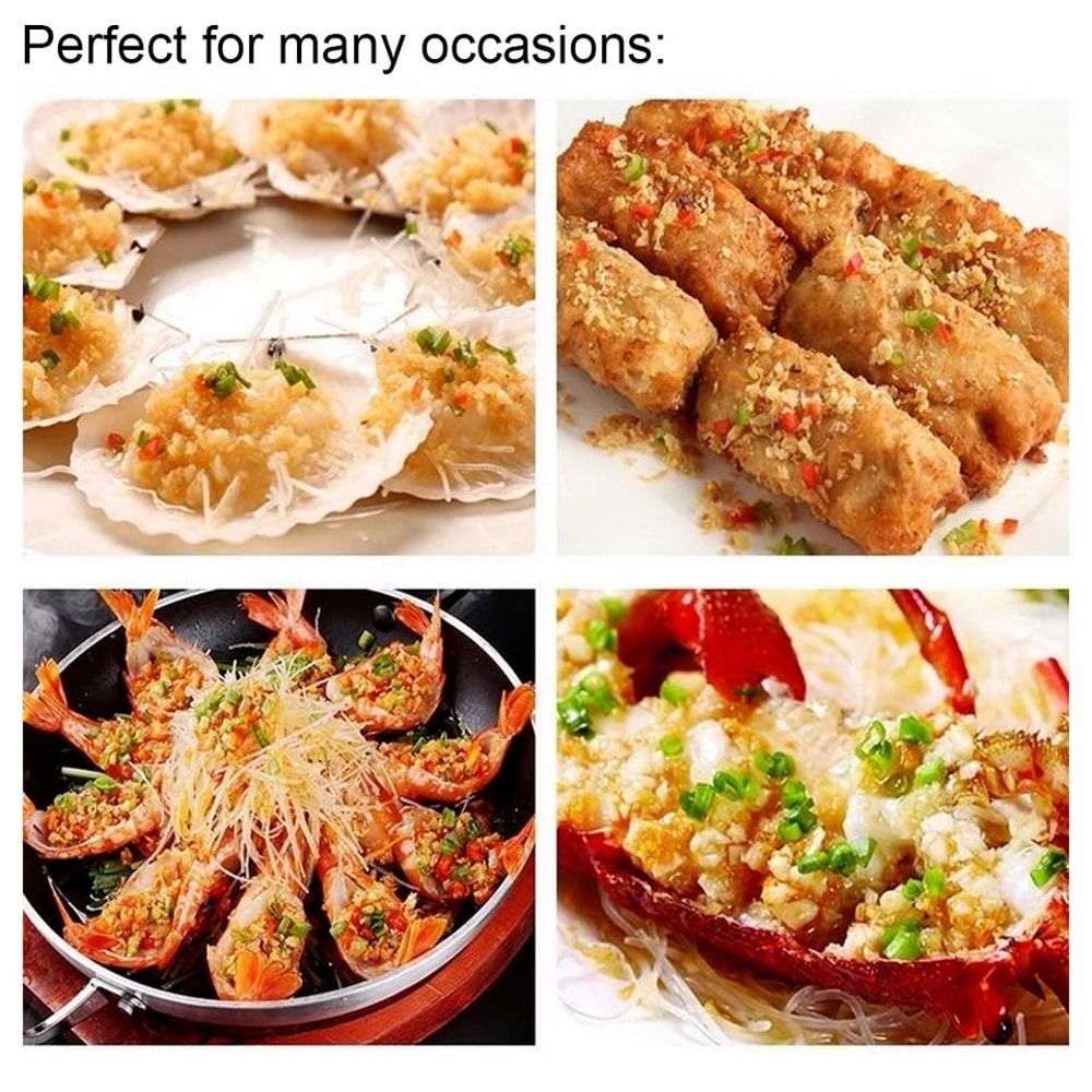 Professional Stainless Steel Garlic Press And Garlic Mincer Tool 10