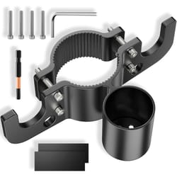 heavy duty trailer chain holder with 7 pin trailer plug holder for rv and travel trailer