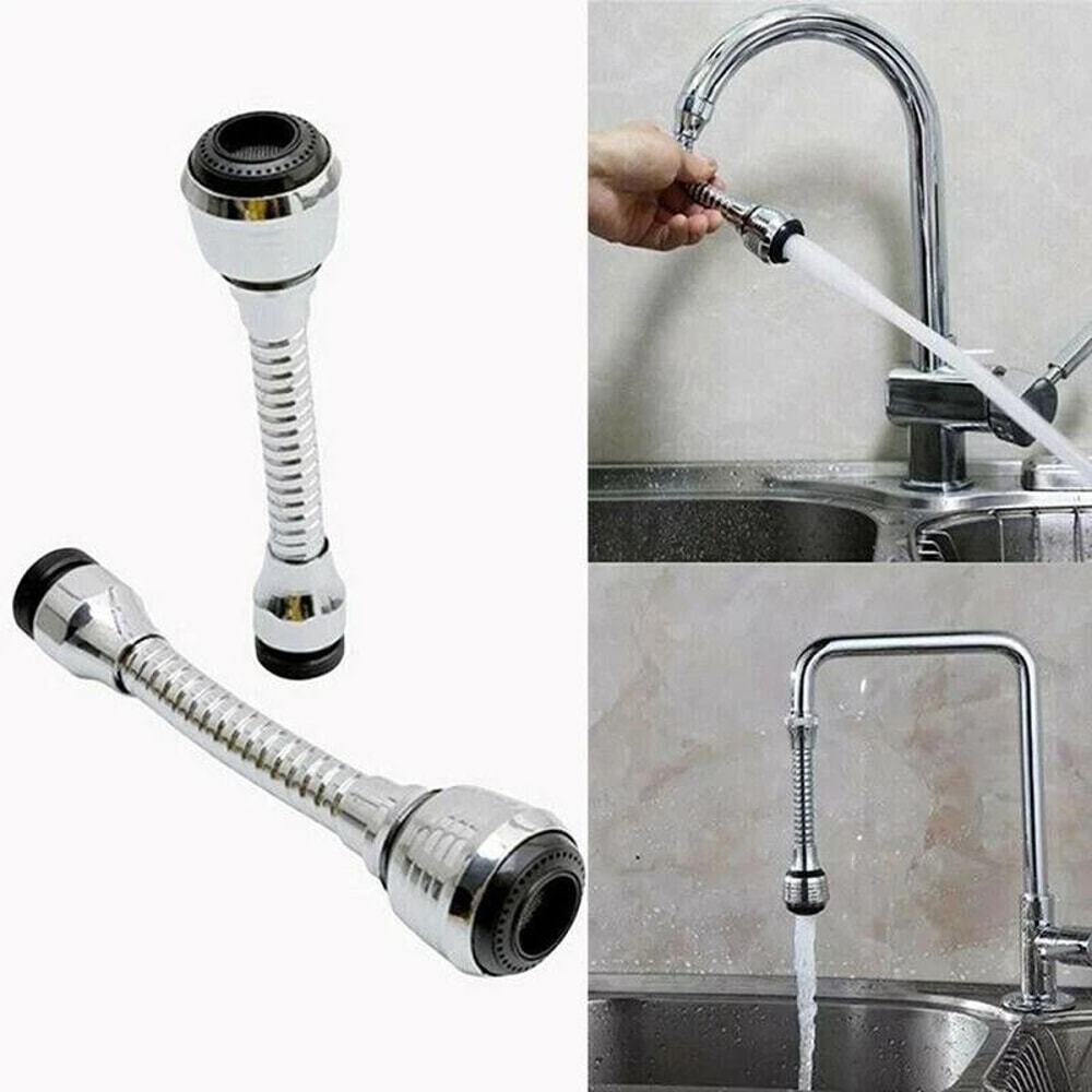 Rotating Faucet Aerator Kitchen Faucet Sprayer Extender Water Saving Nozzle 4
