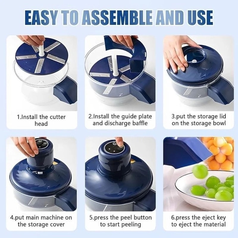 Automatic Grape Peeler Electric Garlic And Cherry Tomato Skin Remover 5