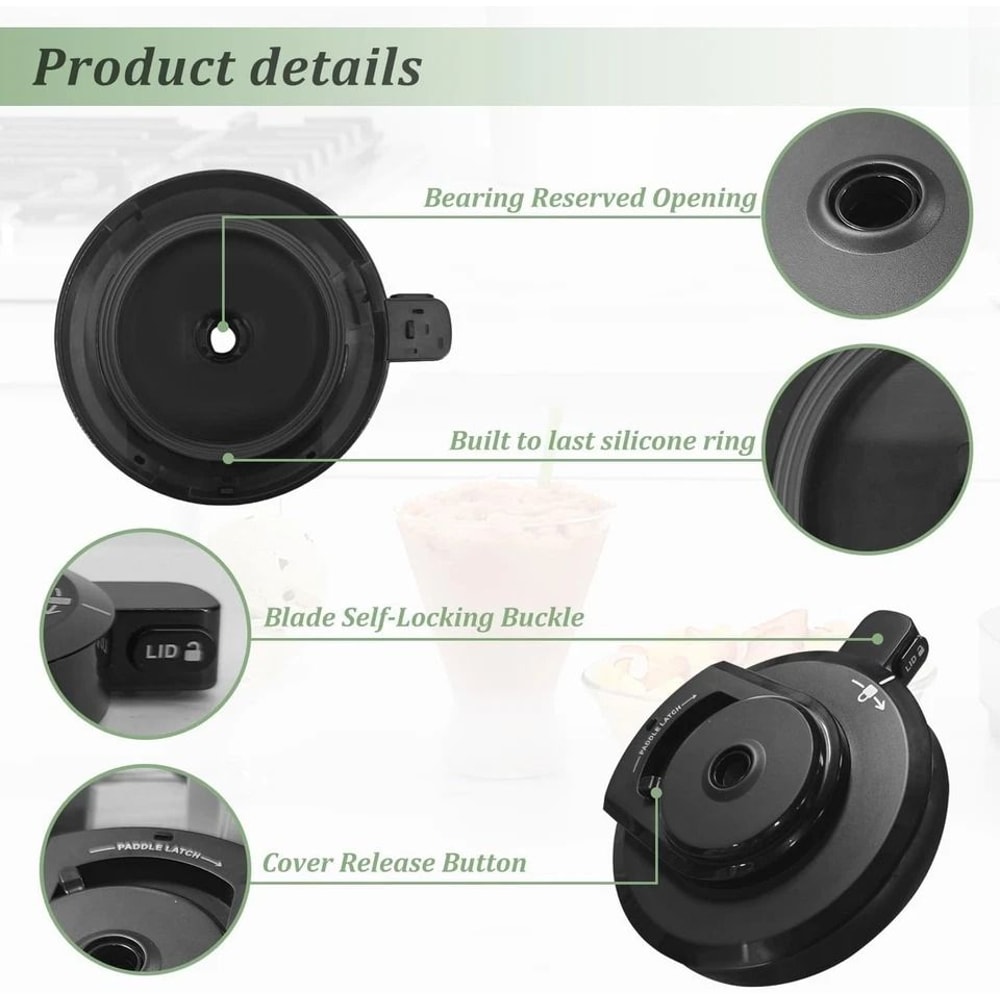 Creami Lid Replacement For Outer Bowl Secure Fit Reusable Lid 4