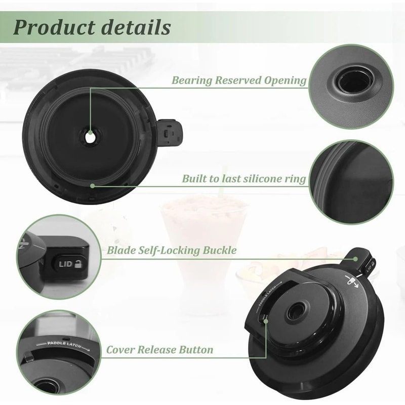 Creami Lid Replacement For Outer Bowl Secure Fit Reusable Lid 4