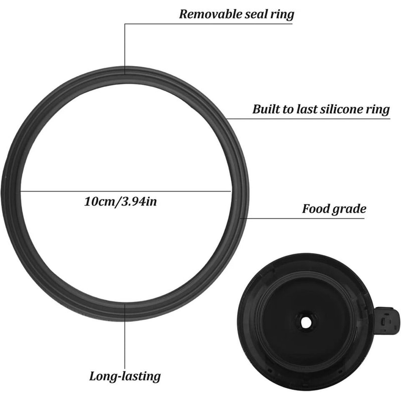Creami Lid Replacement For Outer Bowl Secure Fit Reusable Lid 7