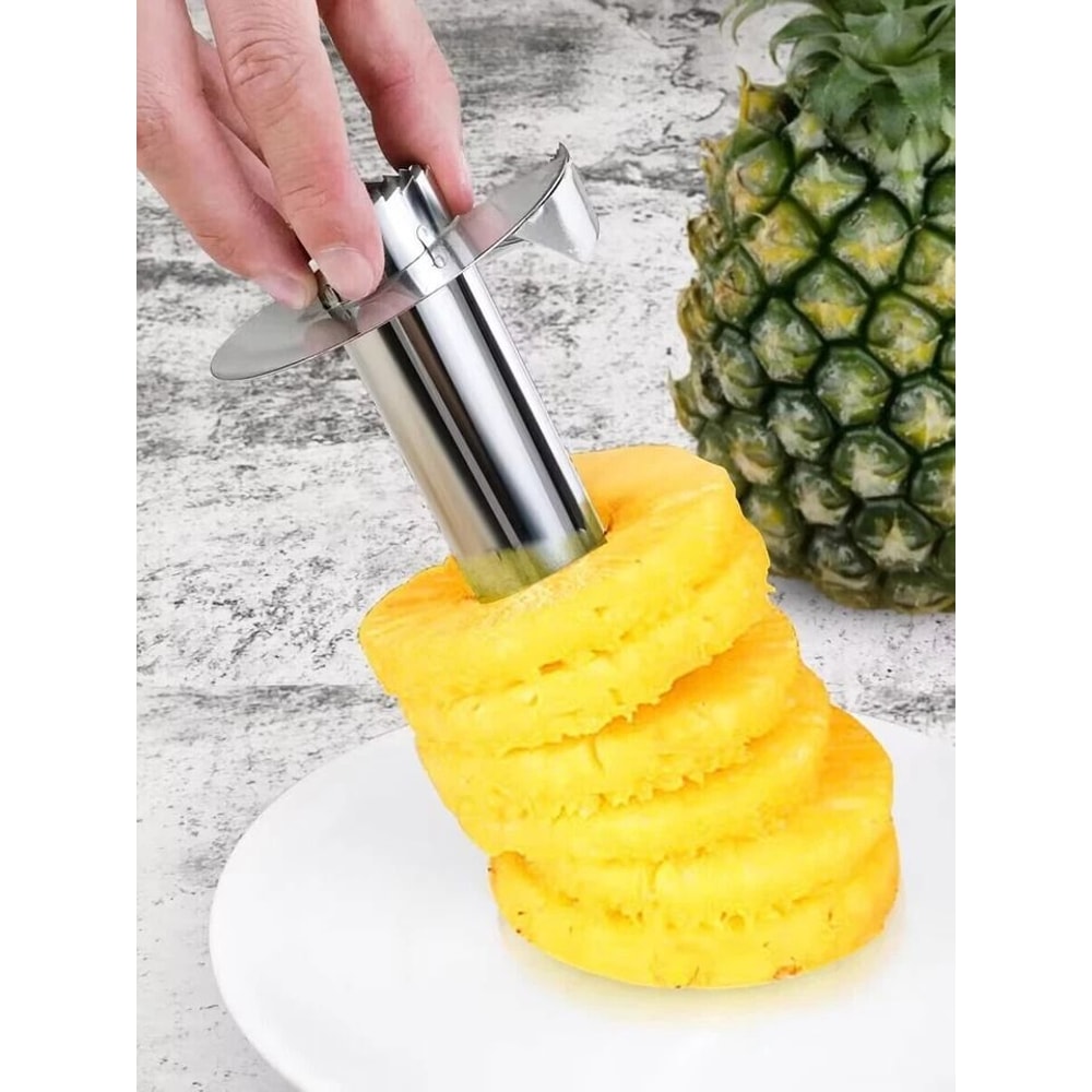 Stainless Steel Pineapple Corer Slicer Tool For Easy Fruit Rings And Fast Kitchen Prep 3