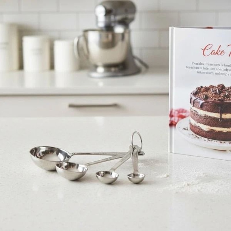 Amco Stainless Steel Measuring Spoon Dishwasher Safe Baking Spoons 4