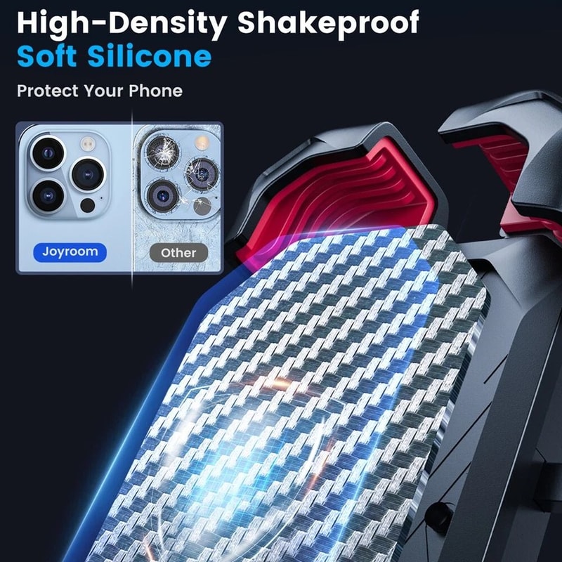 Auto Lock Motorcycle Phone Mount AntiShake Handlebar Phone Mount For Bikes And Scooters 3