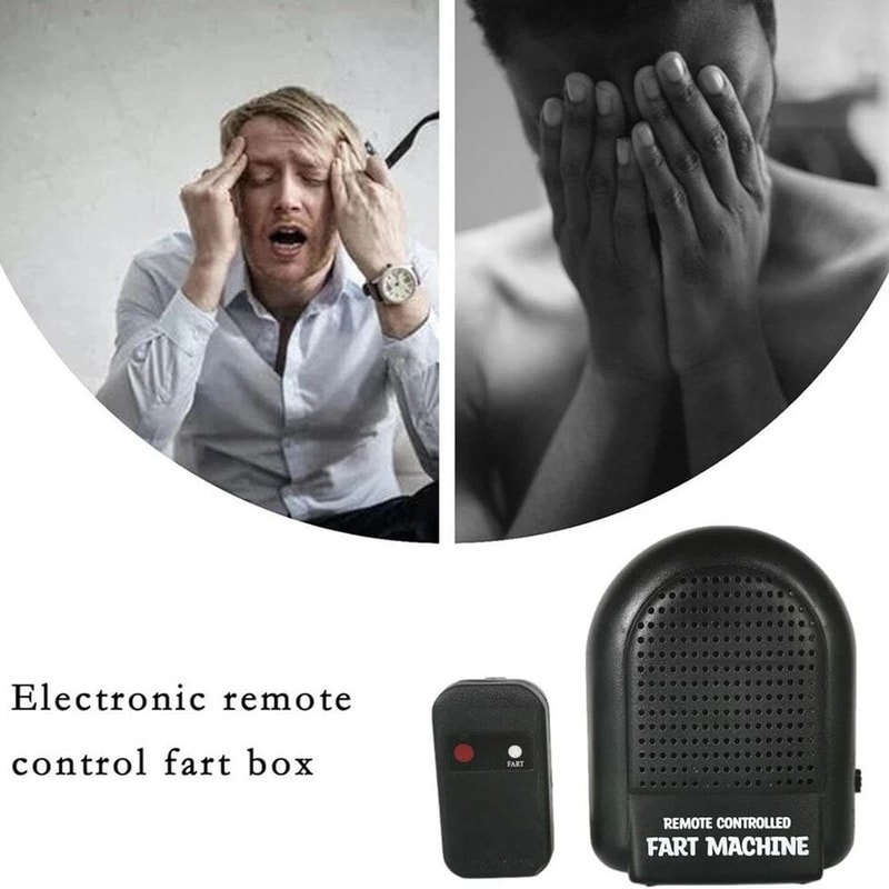 Remote Controlled Fart Machine Box Hidden Prank Sound Toy For Parties Office Fun 3