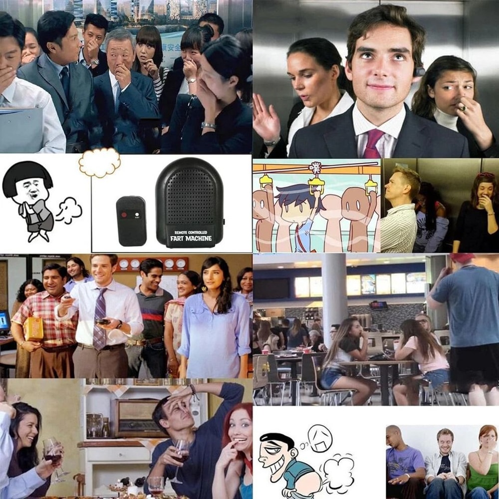 Remote Controlled Fart Machine Box Hidden Prank Sound Toy For Parties Office Fun 4