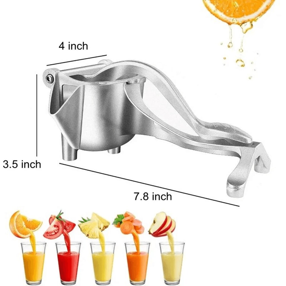 Heavy Duty Manual Citrus Juicer Stainless Steel Lemon Squeezer Hand Press 8