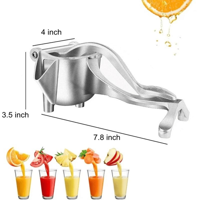 Heavy Duty Manual Citrus Juicer Stainless Steel Lemon Squeezer Hand Press 8