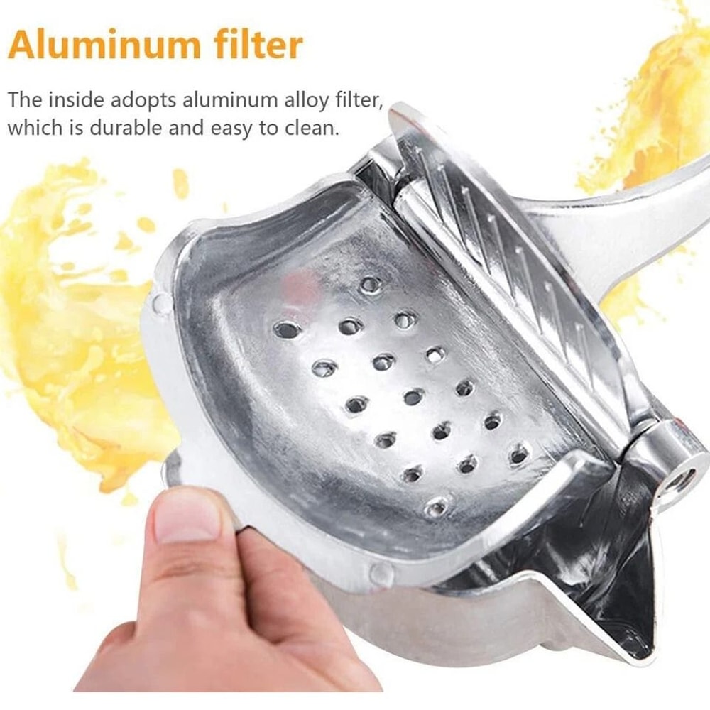 Heavy Duty Manual Citrus Juicer Stainless Steel Lemon Squeezer Hand Press 5