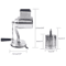 Stainless Steel Rotary Cheese Grater Hand Crank Vegetable Drum Slicer 10