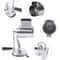 Stainless Steel Rotary Cheese Grater Hand Crank Vegetable Drum Slicer 8