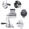 Stainless Steel Rotary Cheese Grater Hand Crank Vegetable Drum Slicer 8