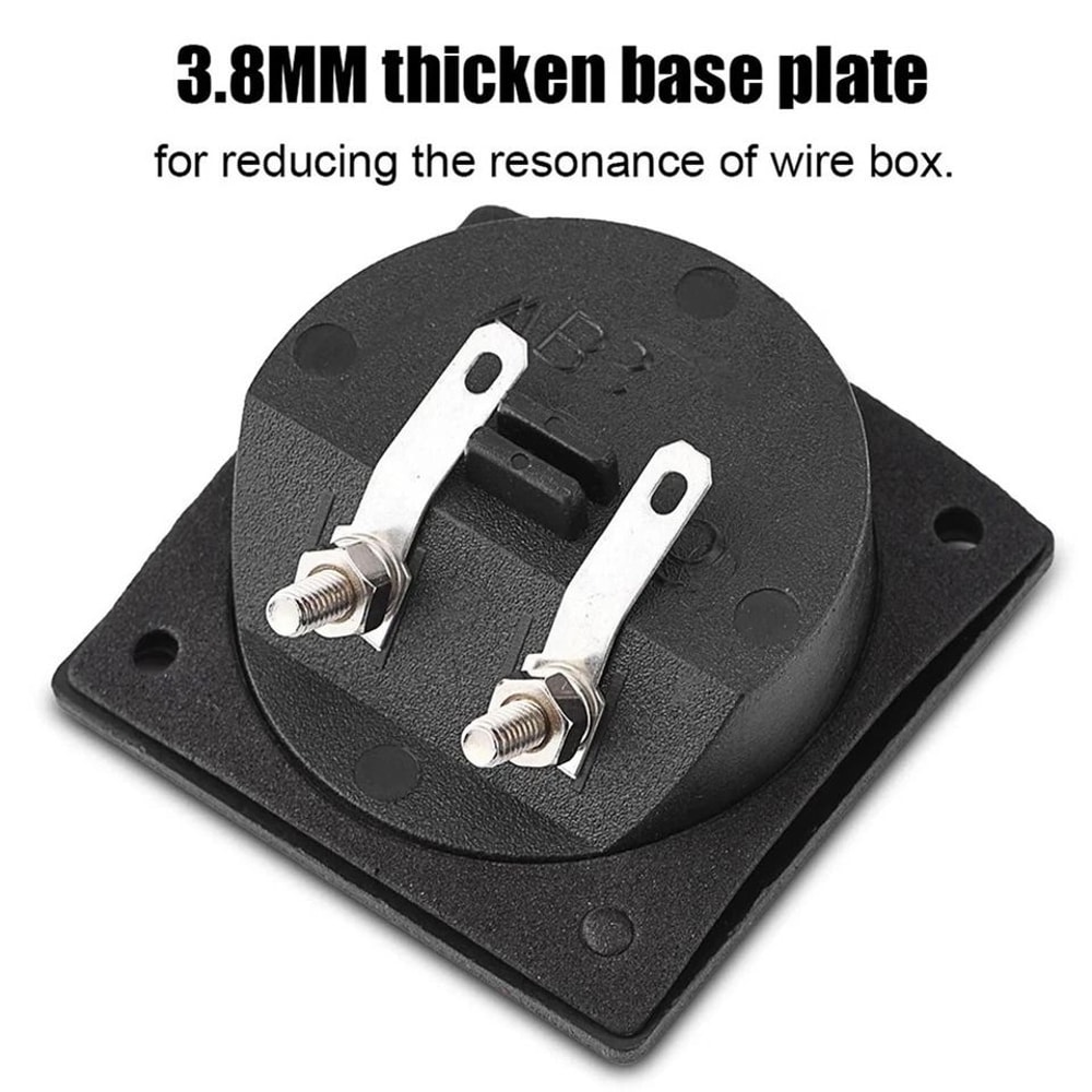 Round Speaker Terminal Cup For Subwoofer Box Wire Spring Cup Connector 2