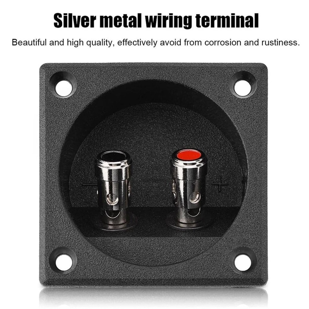 Round Speaker Terminal Cup For Subwoofer Box Wire Spring Cup Connector 3