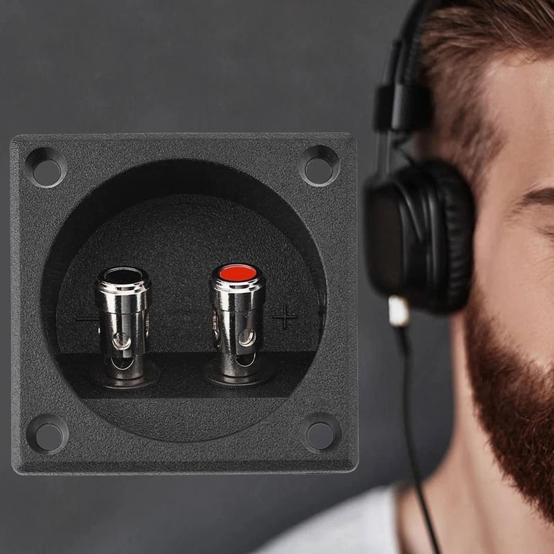 Round Speaker Terminal Cup For Subwoofer Box Wire Spring Cup Connector 0