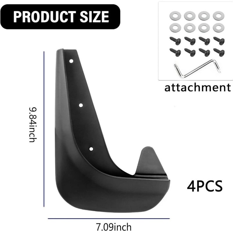 Universal Mud Flaps Car Splash Guards Front And Rear PVC Mud Guards 0
