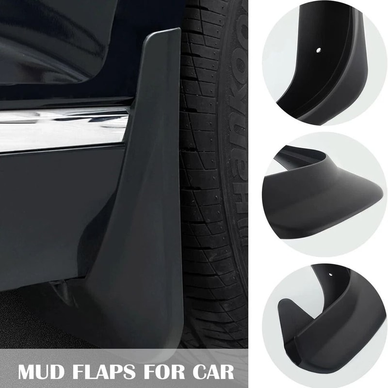 Universal Mud Flaps Car Splash Guards Front And Rear PVC Mud Guards 2