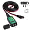 Waterproof Motorcycle USB Charger SAE To Dual USB Adapter With Voltmeter For ATV UTV 0