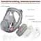 Full Face Respirator Mask With Filters For Painting Spraying And Organic Vapor Protection 1