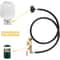 Propane Refill Adapter Hose With Gauge And On Off Valve For Tanks 1