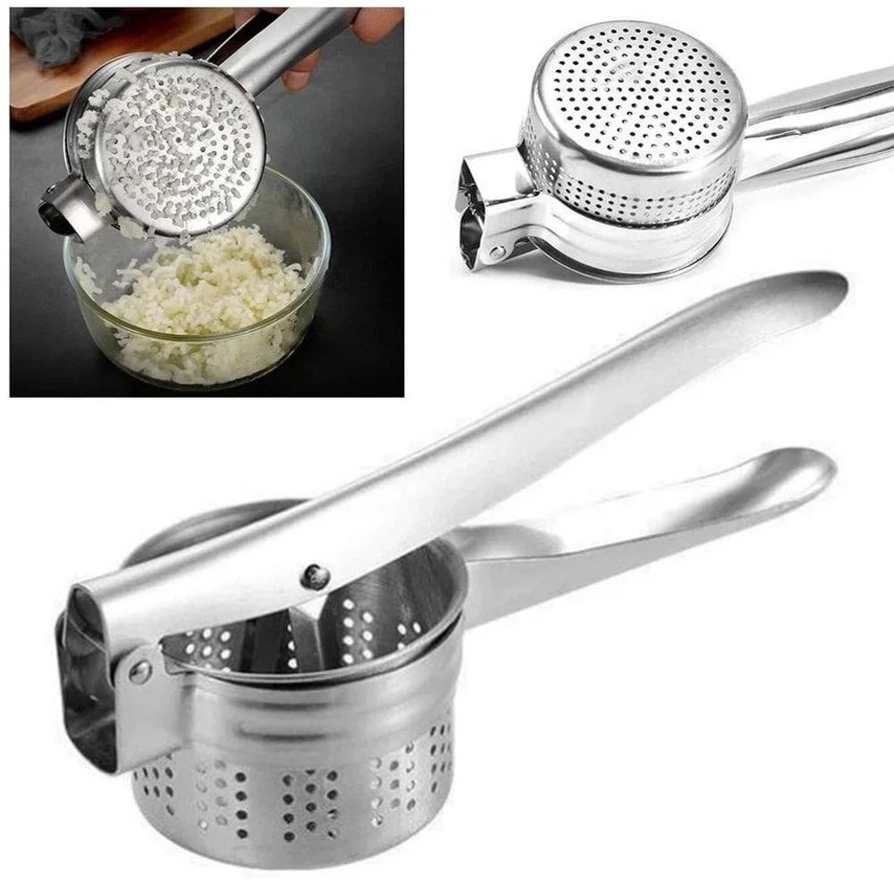 Premium Stainless Steel Potato Ricer Heavy Duty Masher For Smooth LumpFree Potatoes 1