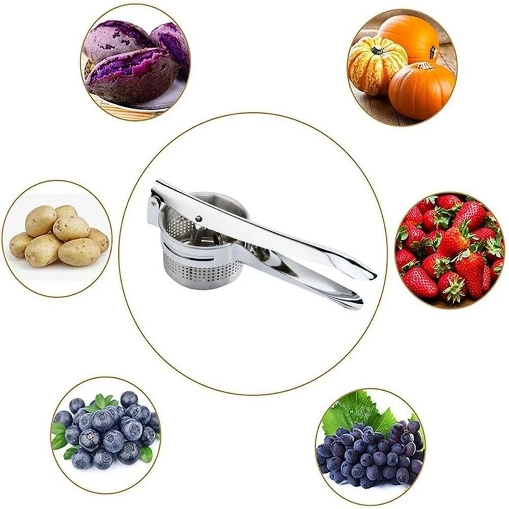 Premium Stainless Steel Potato Ricer Heavy Duty Masher For Smooth LumpFree Potatoes 5