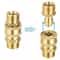 Pressure Washer Adapter Set Quick Connect Brass Fittings 1